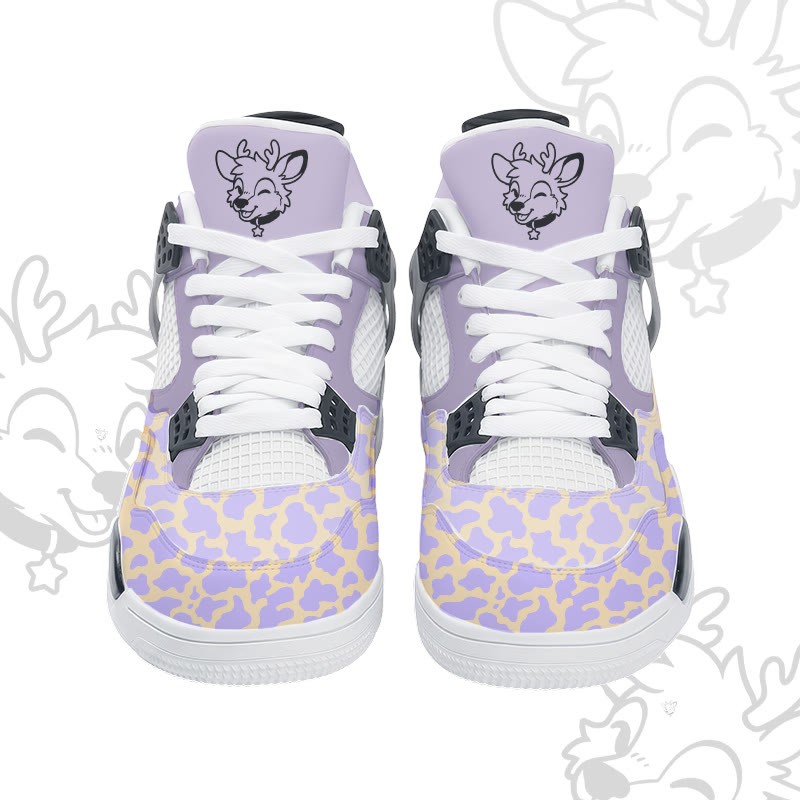 MODAKAWA X popipeko Deer Camo Graphic Lace Up Sports Air Cushion Shoes - image 9