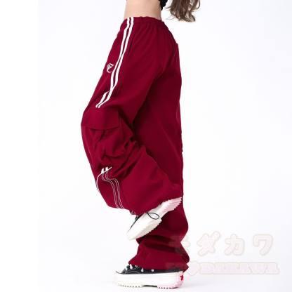Preppy Long Sleeve Sweatshirt and Vest and Wide Leg Cargo Pants Three Pieces Set - image 13