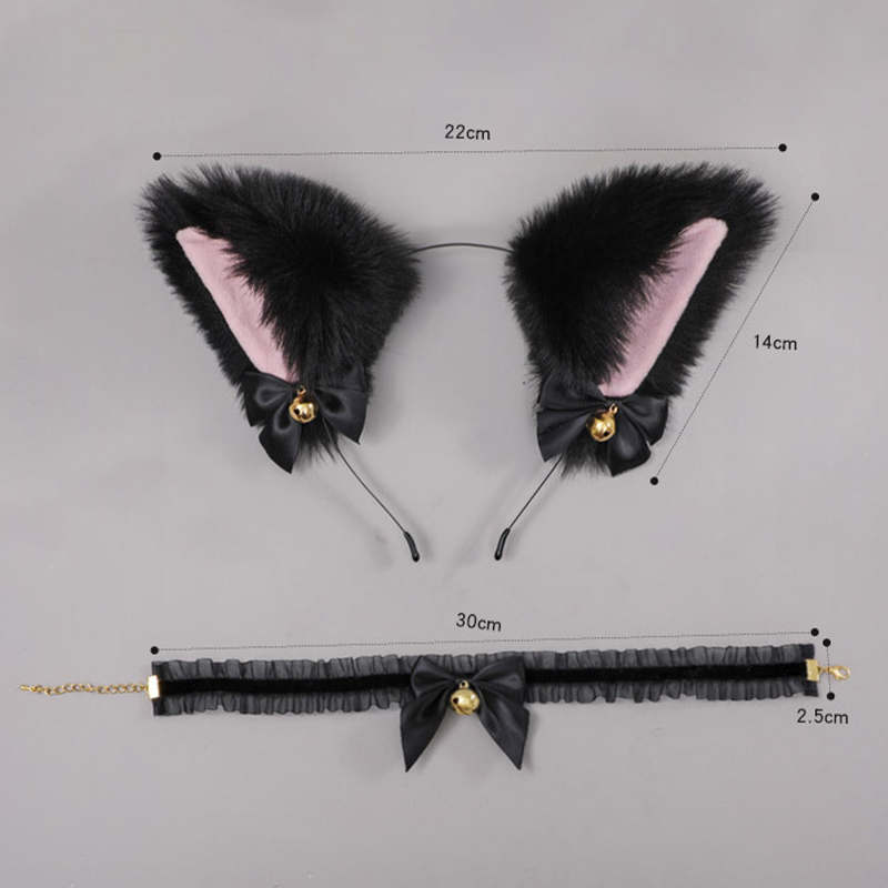 Fox Ears Headband Choker Cosplay Costume Accessory - image 11