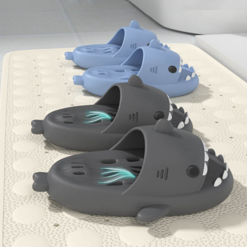 Cartoon Shark Hollow Out Casual Slippers - image 9