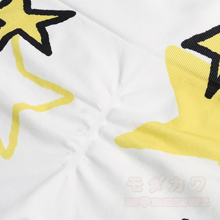 Cartoon Puppy Star Graphic Cross Back Sports Top Shorts Matching Outfit - image 8