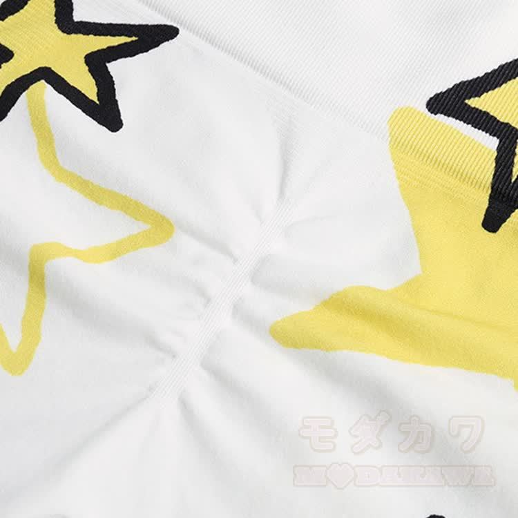 Cartoon Puppy Star Graphic Cross Back Sports Top Shorts Matching Outfit - image 8