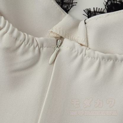 Backless Lace Patchwork Cami Dress - image 7