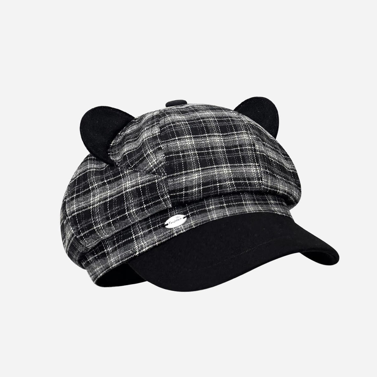 Black Cat Ear Gothic Y2K Beret - O - M(56-58cm) - image 16