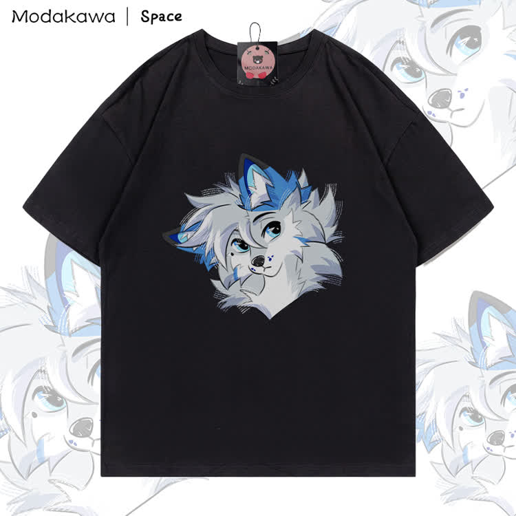 MODAKAWA X Space Barker Graphic 100% Cotton T-shirt - Black - 5XL - image 2