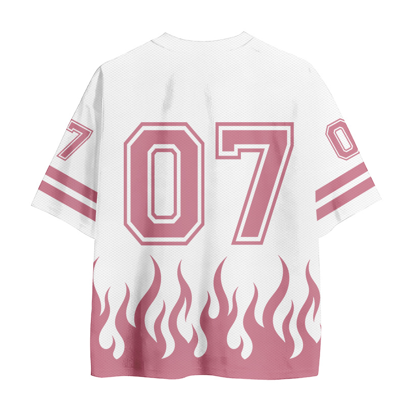 HE CALLED ME TO FIRST Fish Number Graphic Vintage Mesh Jersey T-shirt - image 3
