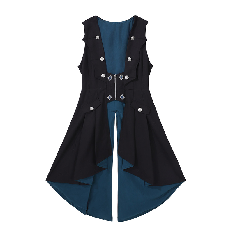 Zipper Vest Dress Pearl Bowtie Shirt Shorts Matching Outfit - Dress - XL - image 5