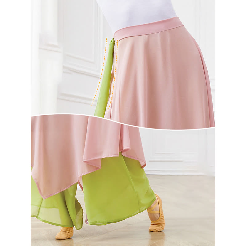 Vintage High Waist Lace Up Flowy Wide Leg Casual Pants - image 14