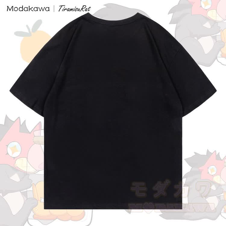 MODAKAWA X TiramisuRat Rat Snack Graphic 100% Cotton T-shirt - image 6