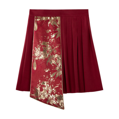 Vintage Tassel Top Flower Slip Dress Skirt Matching Outfit - Skirt - L - image 6