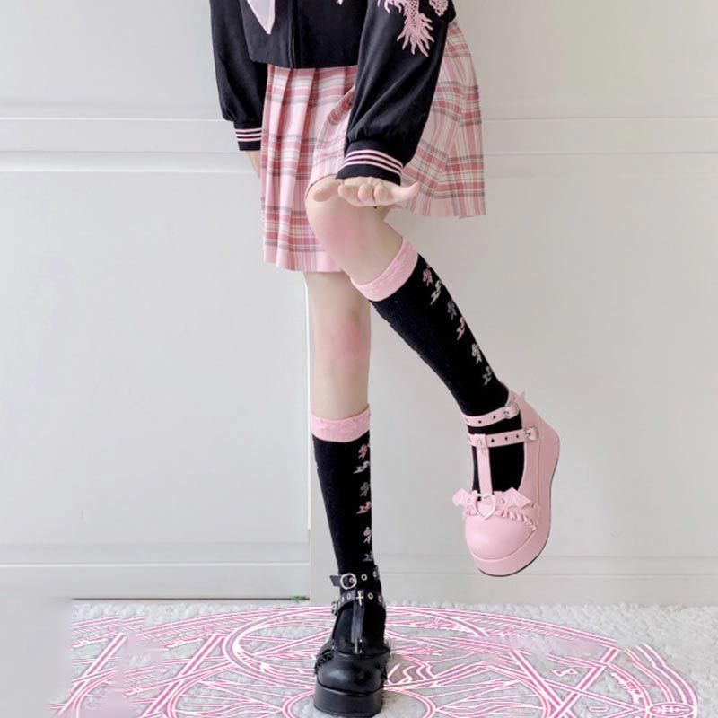 Vintage Platform Strap Buckle Lolita Mary Janes - image 5
