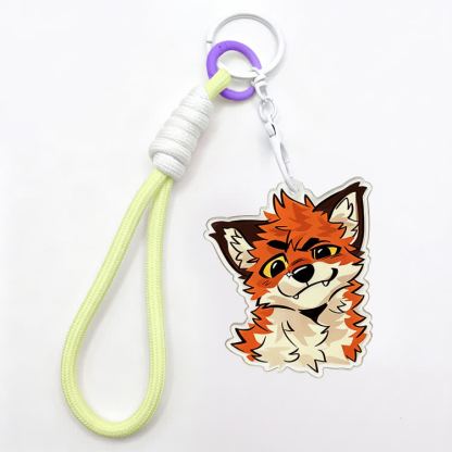 MODAKAWA X atka Smart Fox Keychain Birthday Gift - Green - image 6
