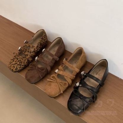Vintage Square Toe Mary Jane Casual Shoes - image 4
