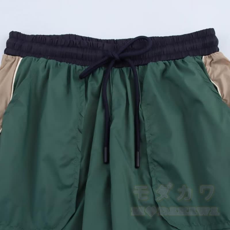 Casual Color Block Zip Up Jacket Drawstring Wide Leg Pants Two Pieces Set - image 8