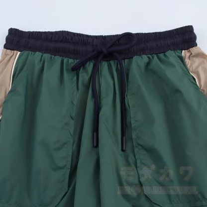Casual Color Block Zip Up Jacket Drawstring Wide Leg Pants Two Pieces Set - image 8