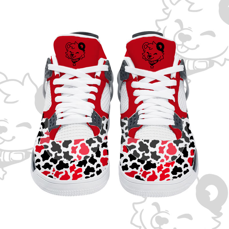 MODAKAWA X popipeko Bear Gradient Camo Graphic Lace Up Sports Air Cushion Shoes - image 9