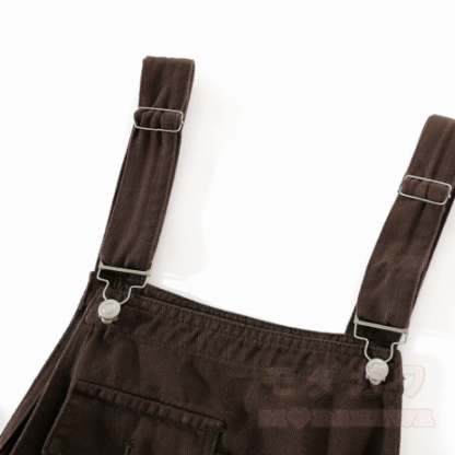 Cute Fox Print Hoodie Brown Overalls Shorts Two Pieces Set - image 7