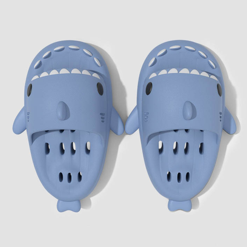 Cartoon Shark Hollow Out Casual Slippers - A - 46/47 - image 2