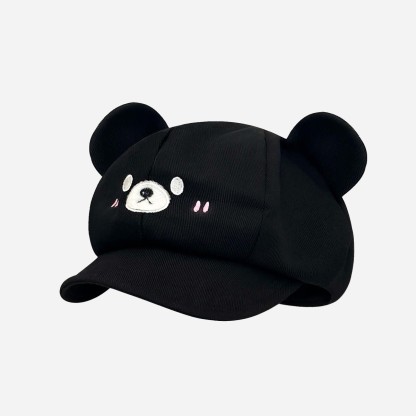 Black Cat Ear Gothic Y2K Beret - P - M(56-58cm) - image 17