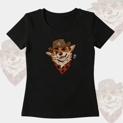 MODAKAWA X atka NO Smoking Fox Graphic T-shirt Denim Pants Matching Outfit - Black T-shirt B - XL - image 6