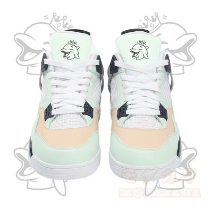 Wink Dolphin Graphic Modakawa Lace Up Sports Air Cushion Shoes - Green - 48 - image 4