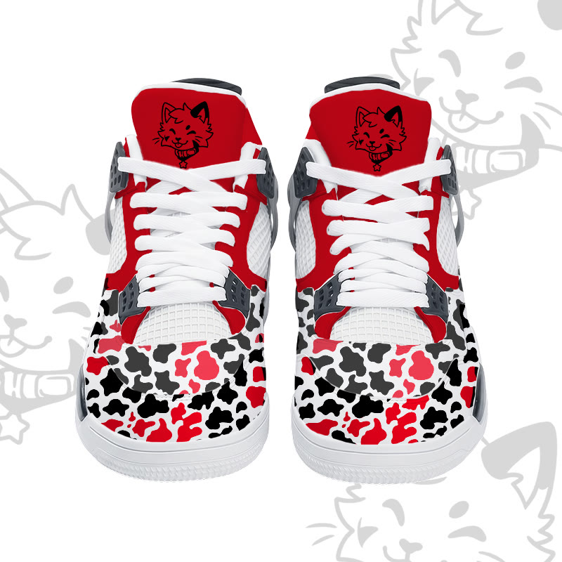 MODAKAWA X popipeko Kitty Gradient Camo Graphic Lace Up Sports Air Cushion Shoes - image 9
