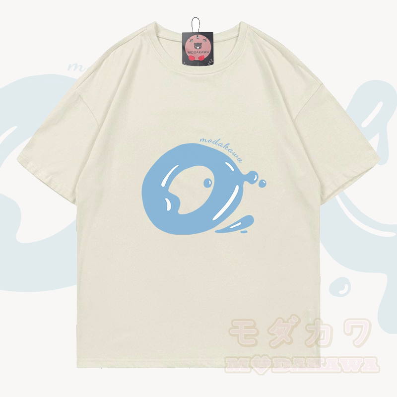 MODAKAWA OK Letter Graphic Couple Top - T-shirt - Beige - 5XL - image 3