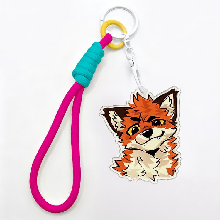MODAKAWA X atka Smart Fox Keychain Birthday Gift - Dark Purple - image 8