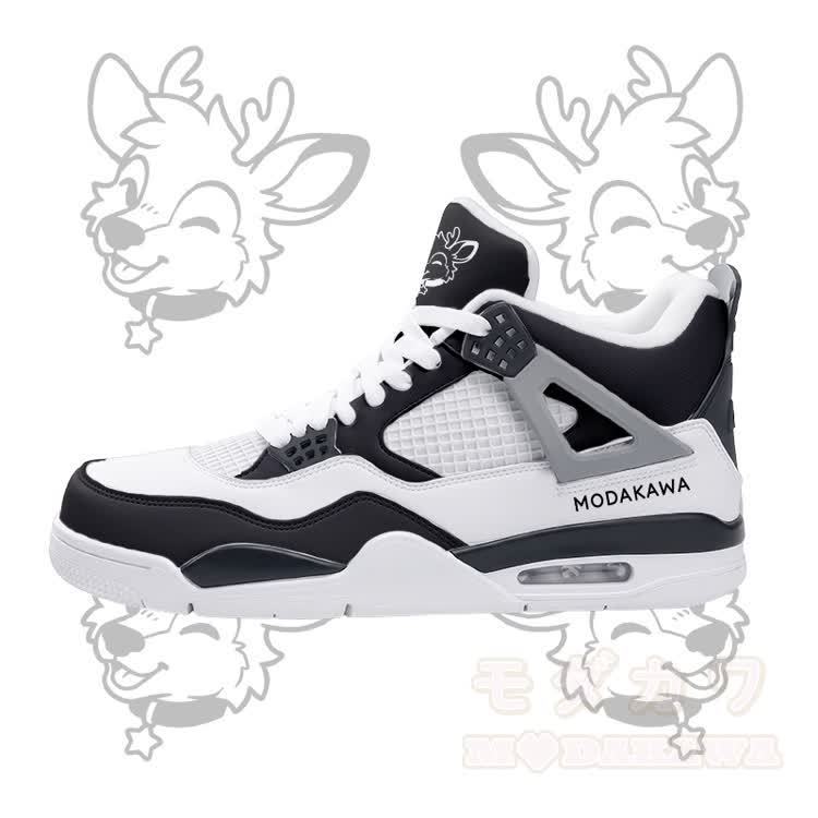 Deer Graphic Modakawa Lace Up Sports Air Cushion Shoes - image 5