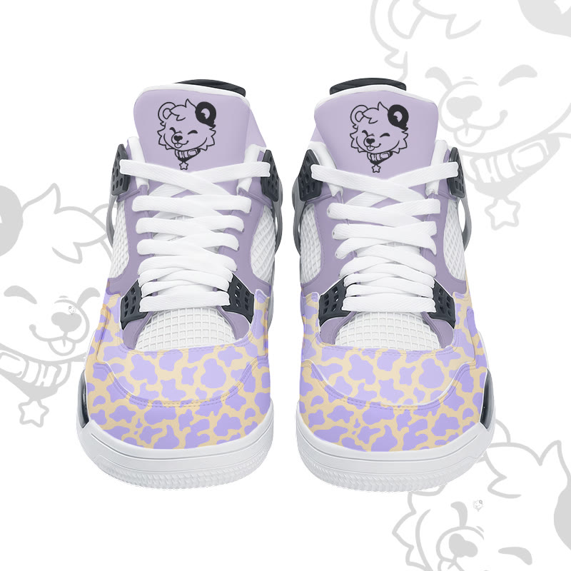 MODAKAWA X popipeko Bear Gradient Camo Graphic Lace Up Sports Air Cushion Shoes - image 8