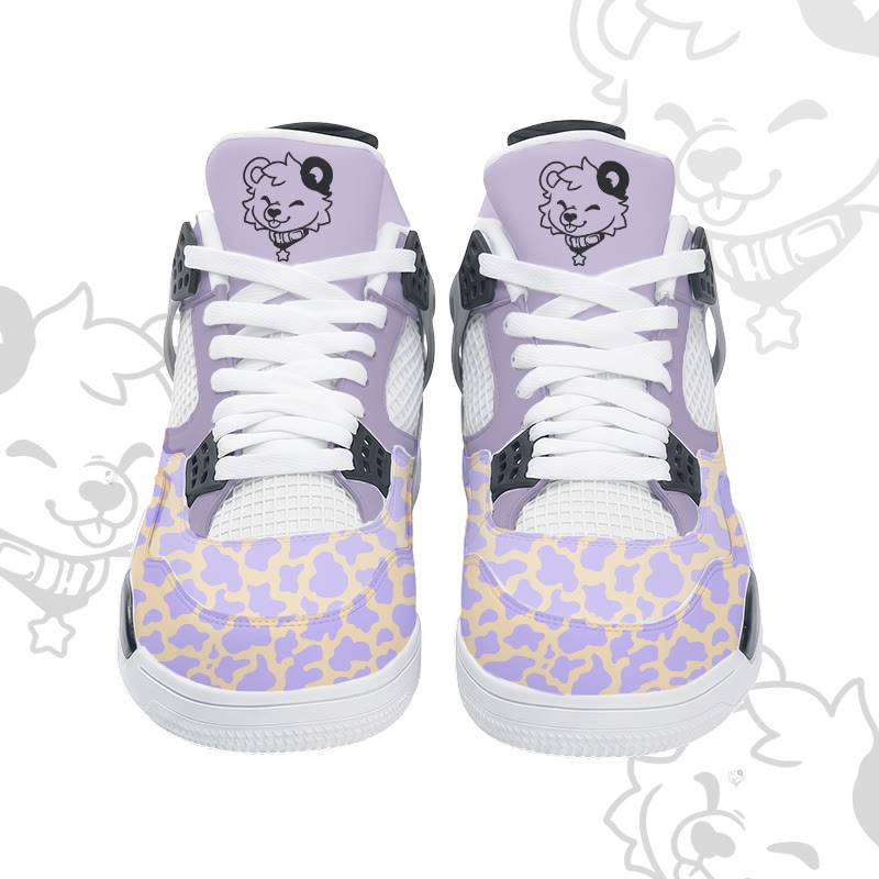 MODAKAWA X popipeko Bear Gradient Camo Graphic Lace Up Sports Air Cushion Shoes - image 8