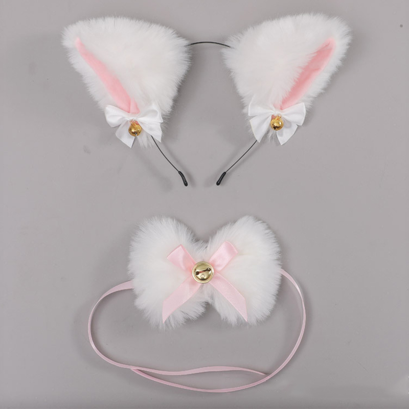 Fox Ears Headband Choker Cosplay Costume Accessory - E - One Size - image 10