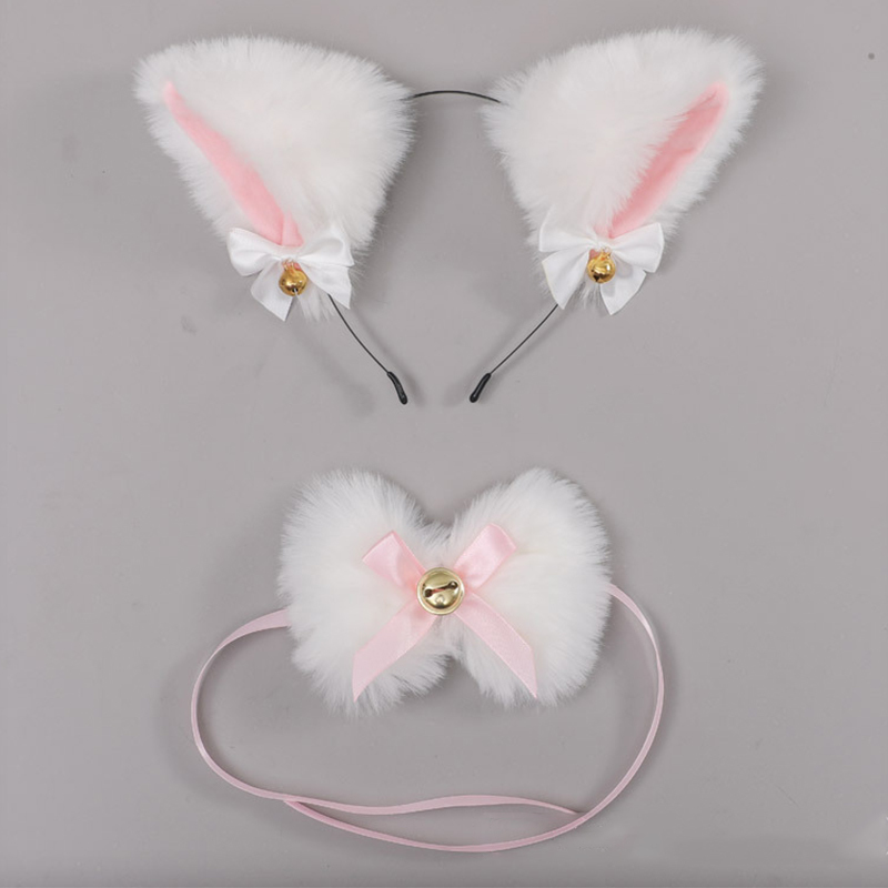 Fox Ears Headband Choker Cosplay Costume Accessory - E - One Size - image 10