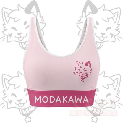 Kitty Graphic Crop Tank Sport Top Shorts Bikini Modakawa Matching Outfit - Pink Top - 5XL - image 6