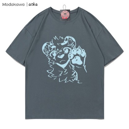 MODAKAWA X atka Tiger Paw Wave Graphic T-shirt - Grey - 5XL - image 4