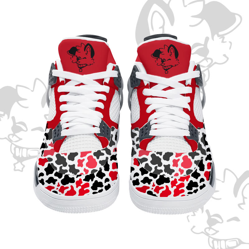 MODAKAWA X popipeko Puppy Camo Graphic Lace Up Sports Air Cushion Shoes - image 9