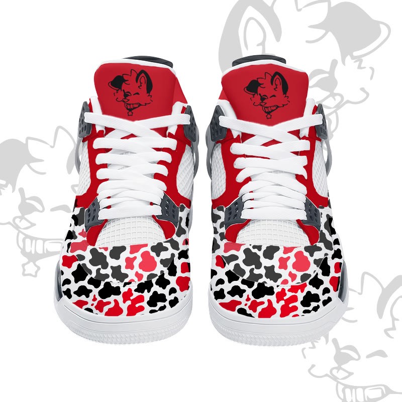 MODAKAWA X popipeko Puppy Camo Graphic Lace Up Sports Air Cushion Shoes - image 9