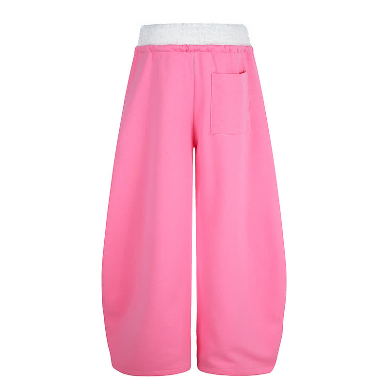  High Quality Durable Press Polka Dot Embroidery T-shirt  Wide Leg Pants Two Pieces Set - image 14