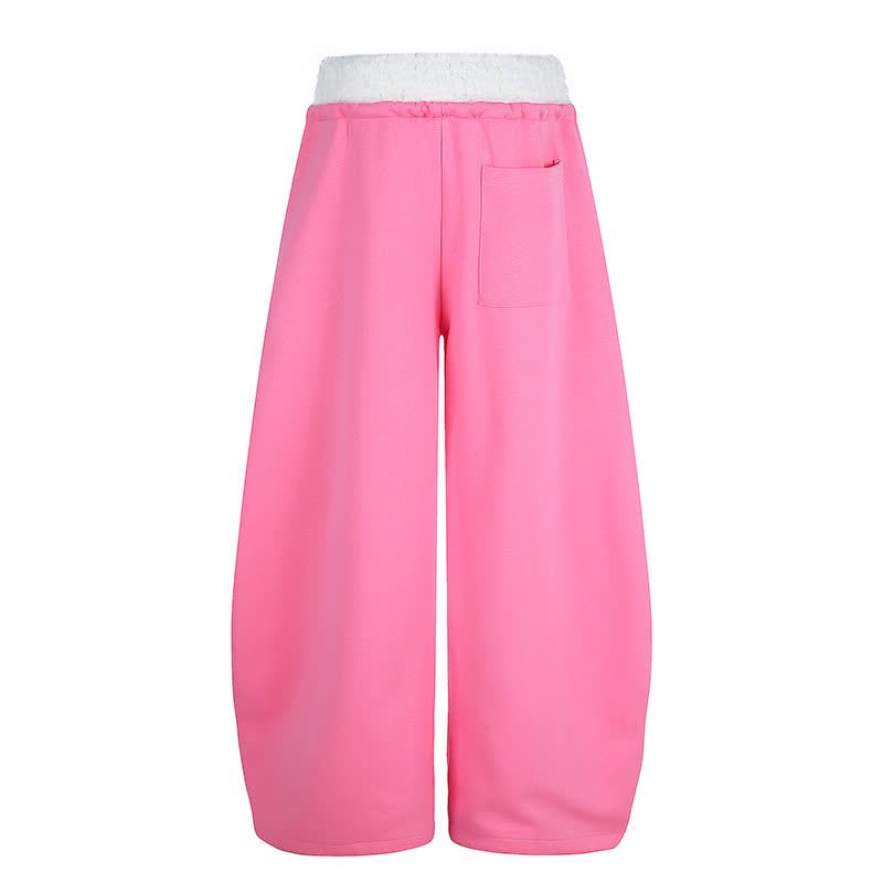  High Quality Durable Press Polka Dot Embroidery T-shirt  Wide Leg Pants Two Pieces Set - image 14