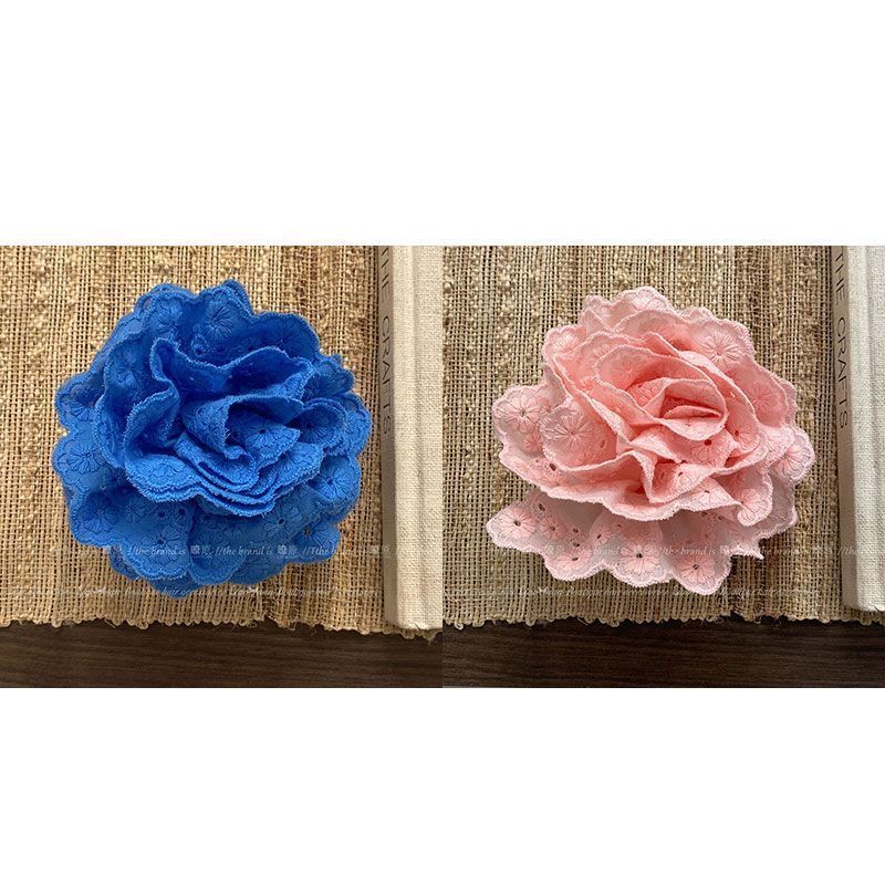 กิ๊บติดผมปักลายดอกกุหลาบ