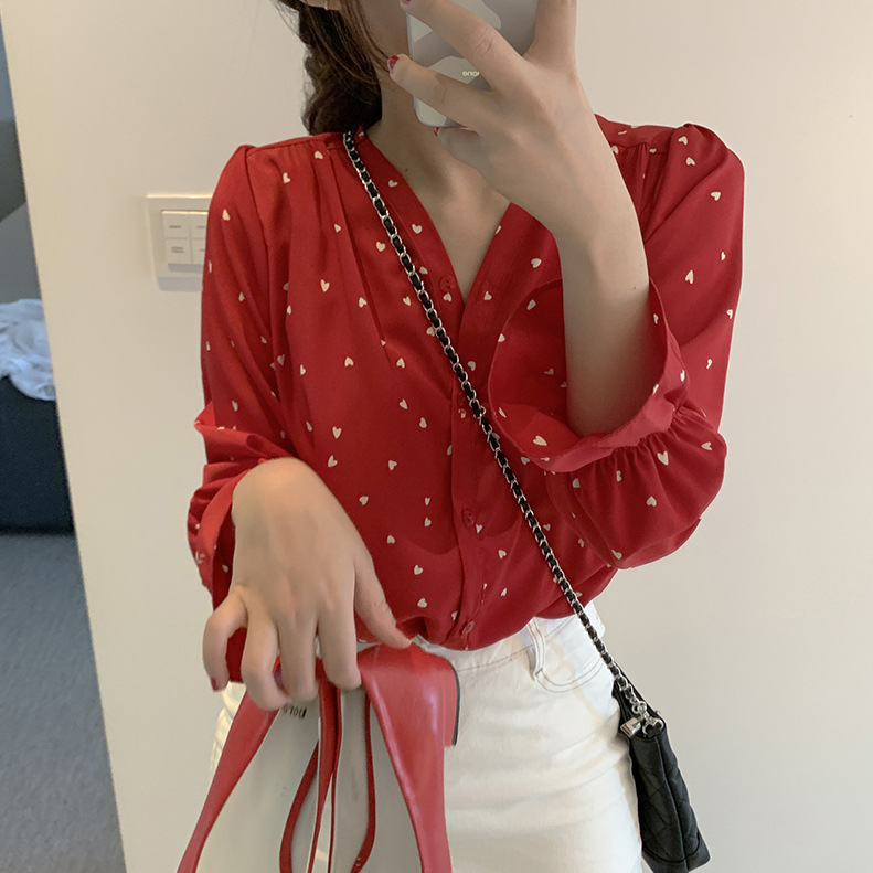 เสื้อชีฟองลายดอกไม้ใส่แล้วดูผอม