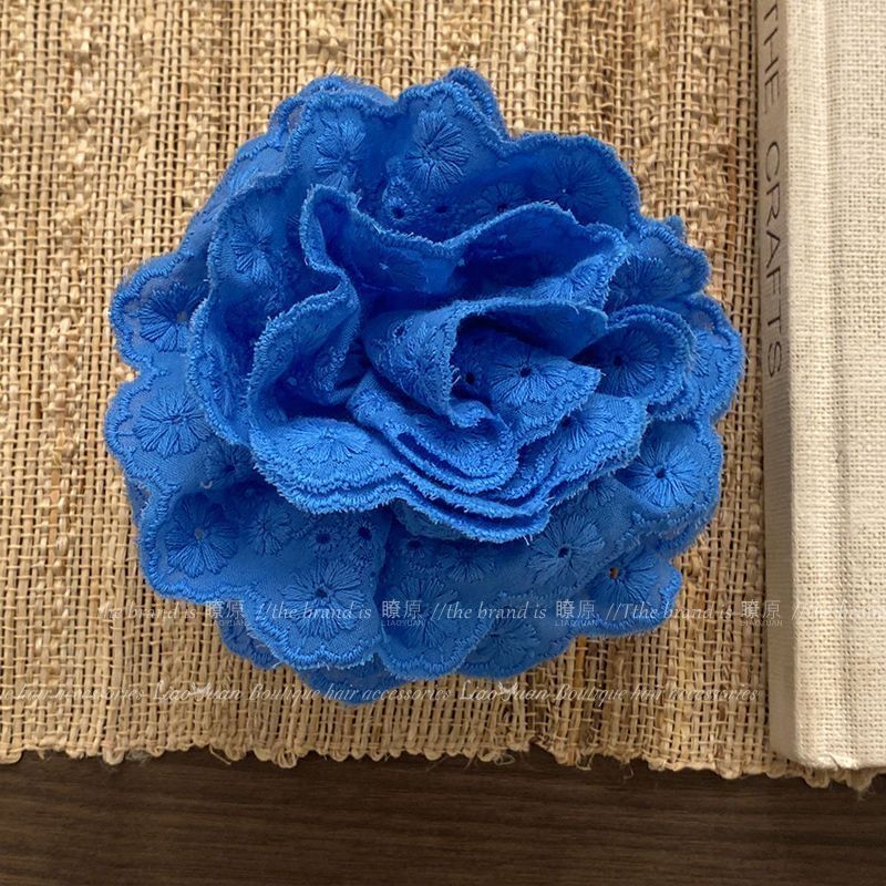 กิ๊บติดผมปักลายดอกกุหลาบ