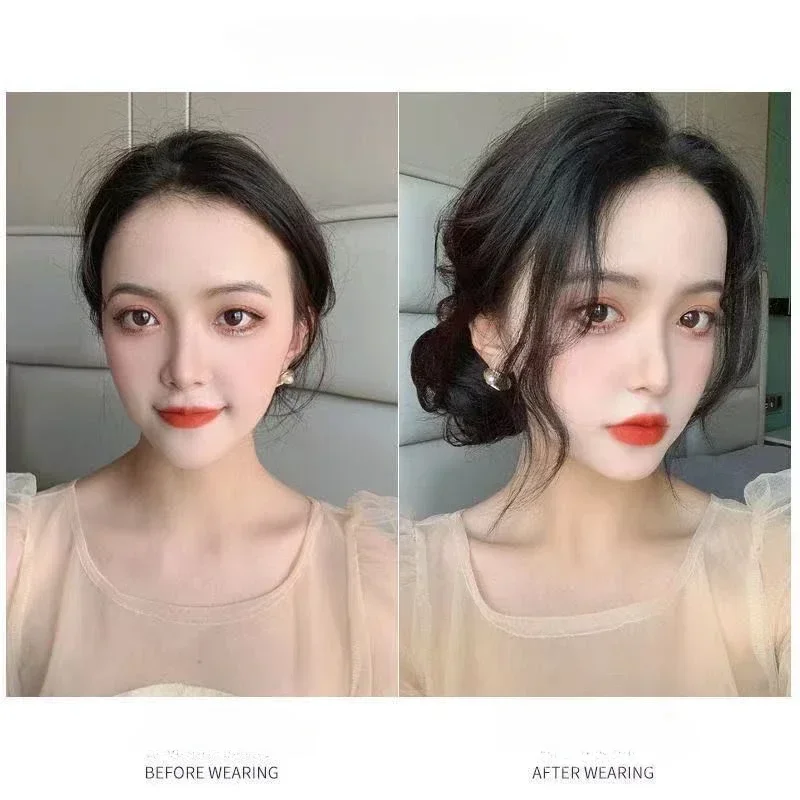 วิกผมหน้าม้าแบบติดกิ๊บธรรมชาติ