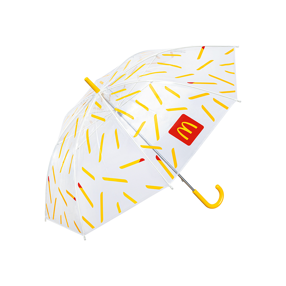 薯條透明雨傘｜請保存此訂單確認電郵二維碼即日起到所選餐廳換取｜7天內取貨