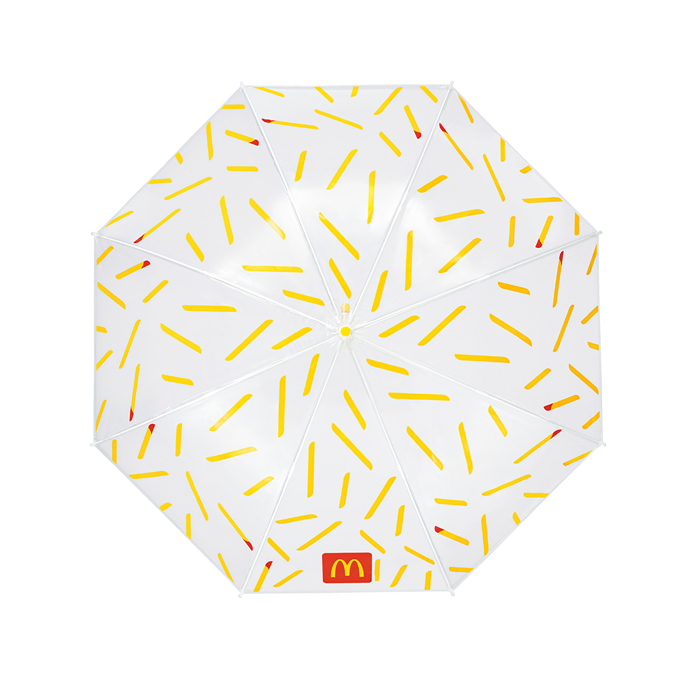 薯條透明雨傘｜請保存此訂單確認電郵二維碼即日起到所選餐廳換取｜7天內取貨