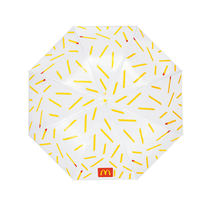 薯條透明雨傘｜請保存此訂單確認電郵二維碼即日起到所選餐廳換取｜7天內取貨