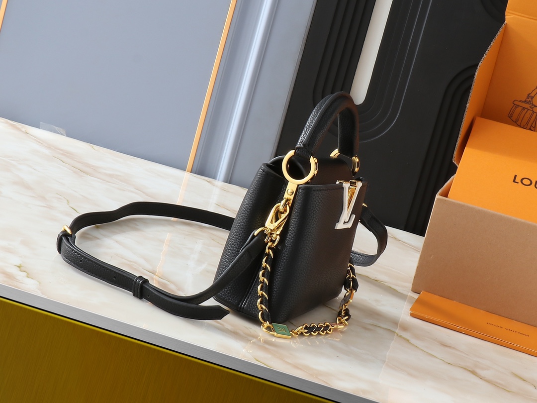 Louis Vuitton Black Mini Handbag