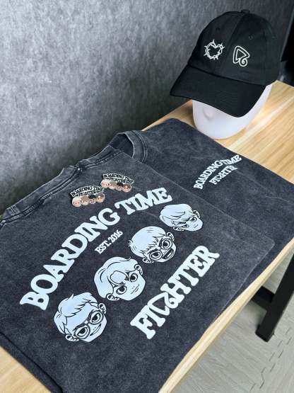 【歡樂旅旅旅✈️】Boarding Time Fighter 洗水T-Shirt
