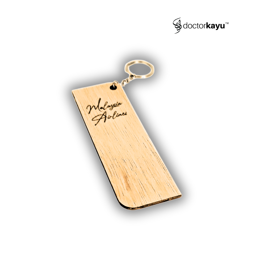Keychain Custom Ukir Nama Size XL-doctorkayu