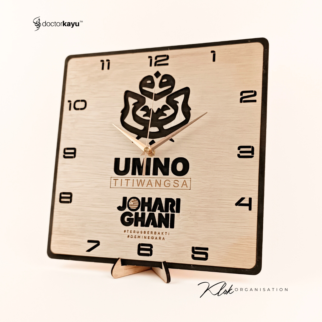 Organization Wooden Wall Clock-doctorkayu